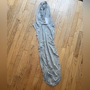 Women’s Gray Fitted Hooded Dress